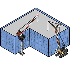 衝突防止のイラスト