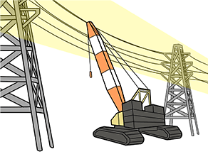 高さ制限のイラスト