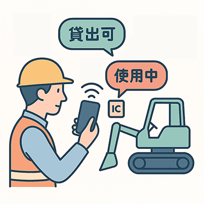 現場でステータス更新